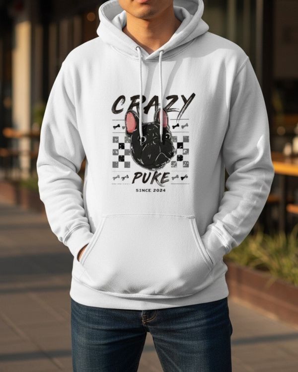 預購-Puke(撲客)暖心連帽Ｔ恤（瘋狂馬賽克） 