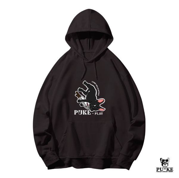 預購-Puke(撲客)暖心連帽Ｔ恤（我愛鯊魚刀玩具） 