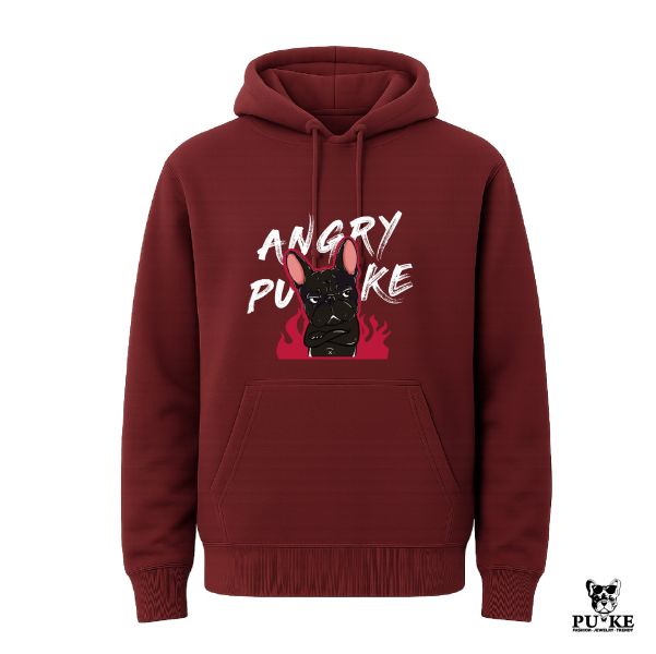 預購-Puke(撲客)暖心連帽Ｔ恤（撲客生氣氣） 