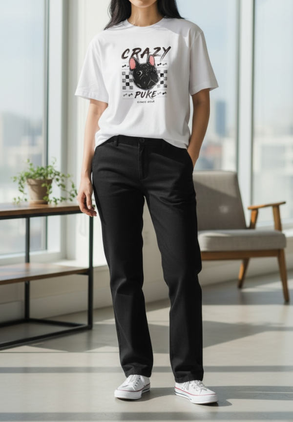 預購-Puke(撲客)酷潮寬版Ｔ恤（瘋狂馬賽克） 