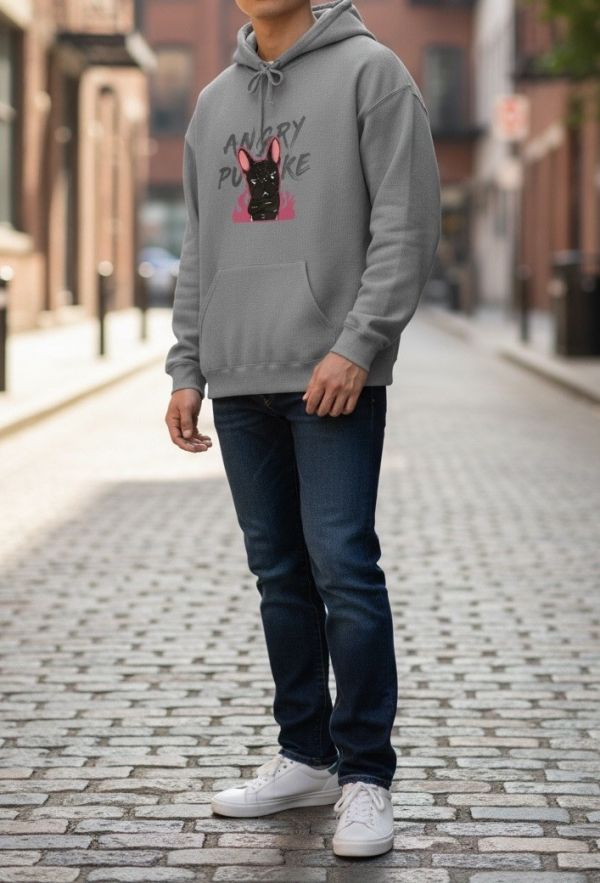 預購-Puke(撲客)暖心連帽Ｔ恤（撲客生氣氣） 