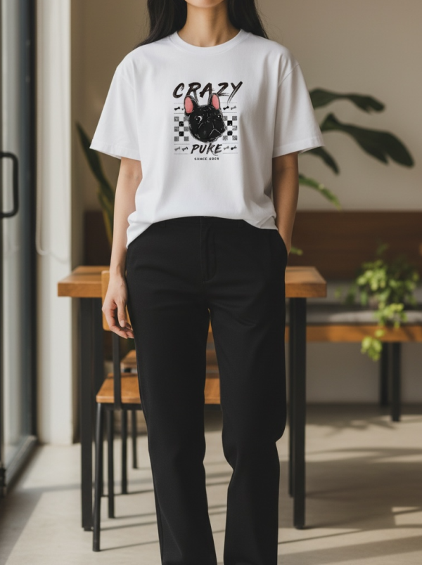 預購-Puke(撲客)酷潮寬版Ｔ恤（瘋狂馬賽克） 