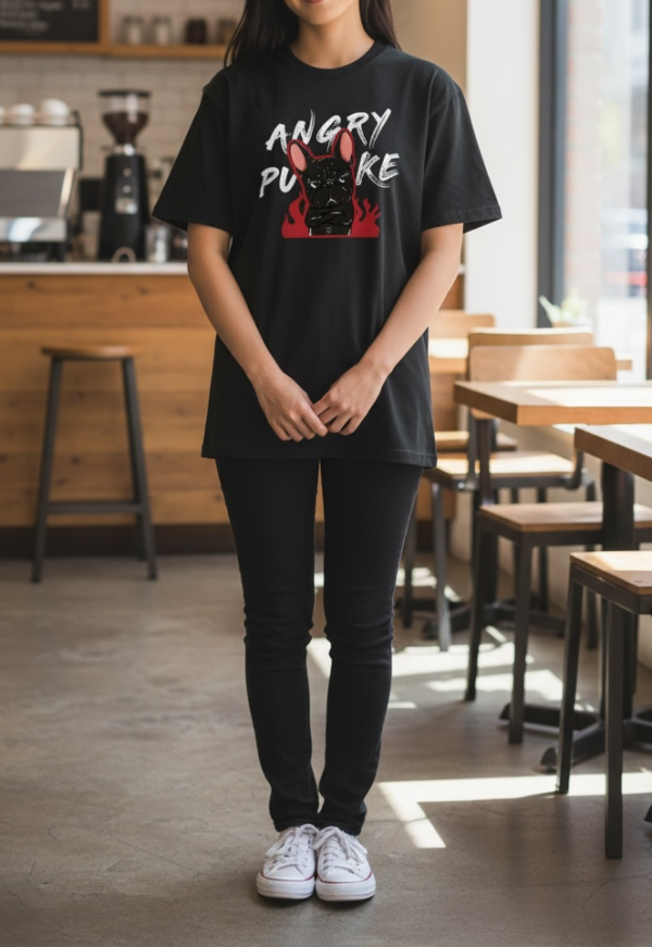 預購-Puke(撲客)酷潮寬版Ｔ恤（撲客生氣氣） 