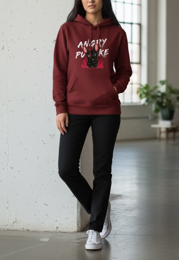 預購-Puke(撲客)暖心連帽Ｔ恤（撲客生氣氣） 