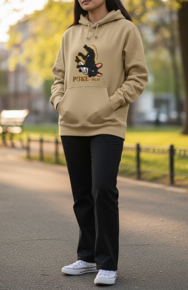 預購-Puke(撲客)暖心連帽Ｔ恤（我愛鯊魚刀玩具） 