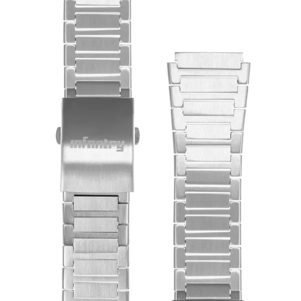 MOD 42/44 不銹鋼錶帶 22mm毫米 - 適用於42 / 44mm錶徑手錶 皮革錶帶 22 毫米 - 適用於42/44mm錶徑手錶