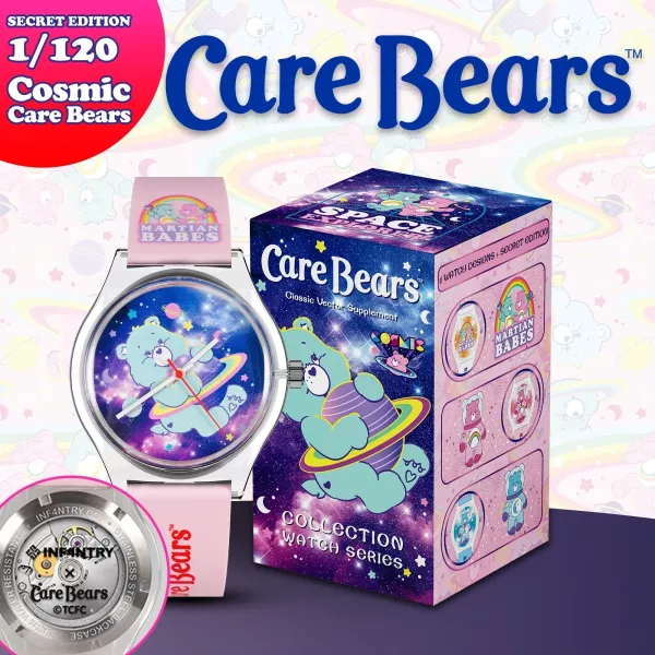 INFANTRY X CARE BEARS 手錶 (精簡版)盲盒石英手錶  (1盒裝) (6只) 愛心熊專屬腕錶 - 7 款獨特款式 ~ (精簡版) (一盒裝）(6只)