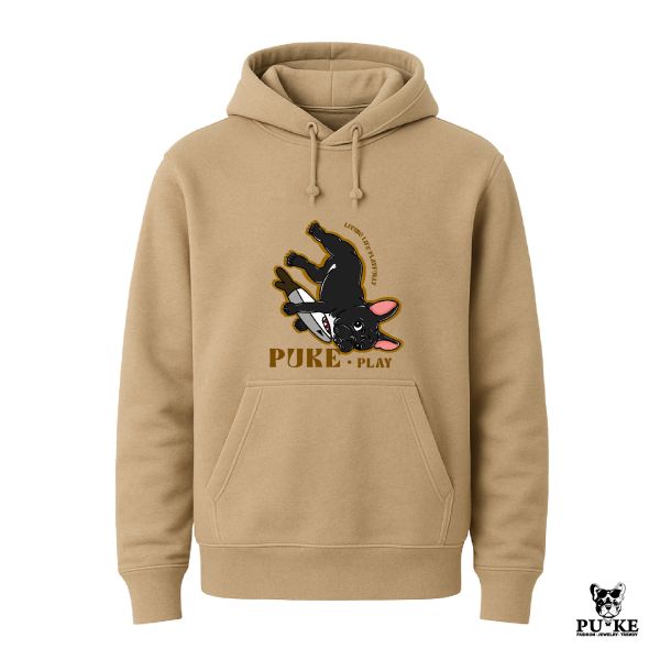 預購-Puke(撲客)暖心連帽Ｔ恤（我愛鯊魚刀玩具） 