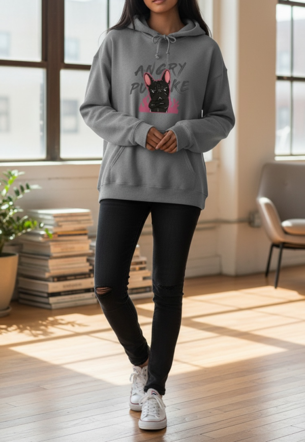 預購-Puke(撲客)暖心連帽Ｔ恤（撲客生氣氣） 