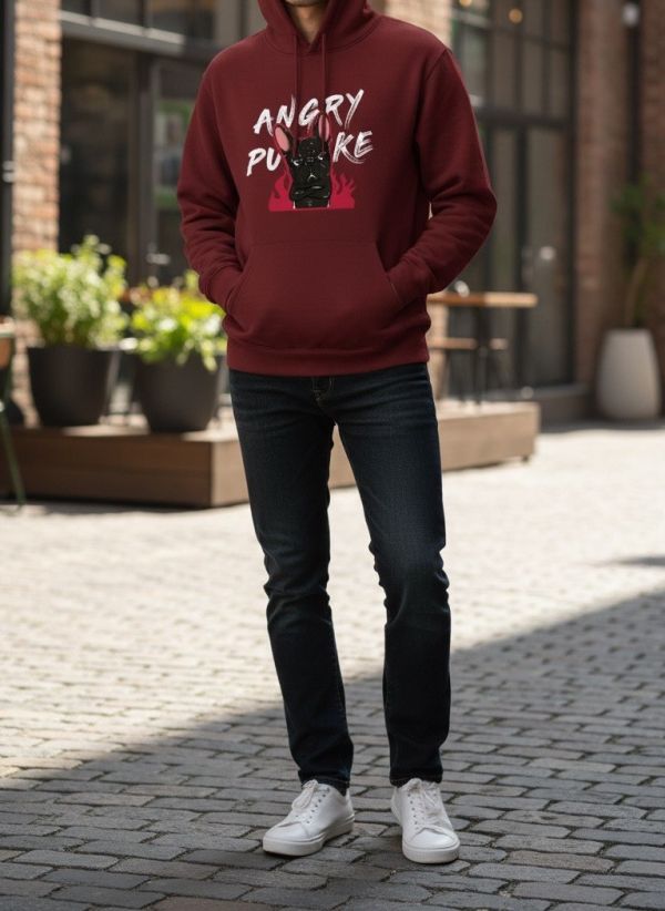 預購-Puke(撲客)暖心連帽Ｔ恤（撲客生氣氣） 