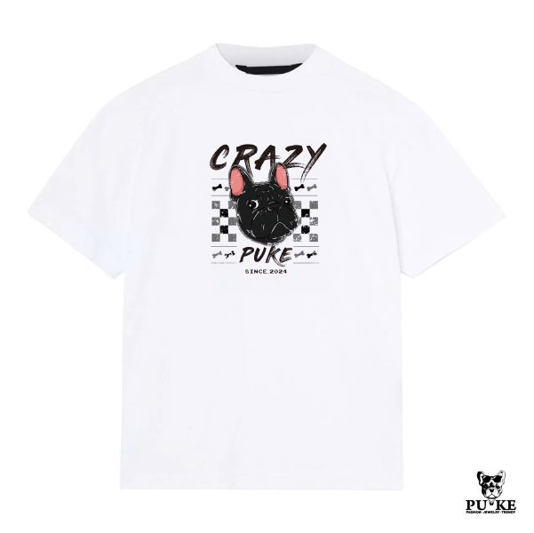 預購-Puke(撲客)酷潮寬版Ｔ恤（瘋狂馬賽克） 