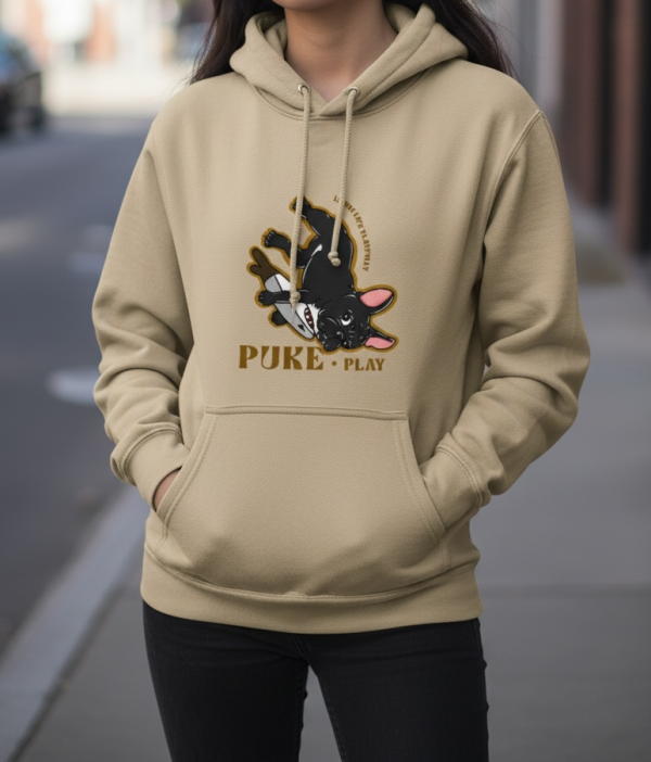 預購-Puke(撲客)暖心連帽Ｔ恤（我愛鯊魚刀玩具） 