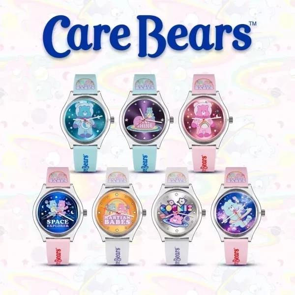 INFANTRY X CARE BEARS 手錶 (精簡版)盲盒石英手錶  (1只裝）（銀色） 愛心熊專屬腕錶 - 7 款獨特款式 ~ (精簡版) (一只裝）(銀色)