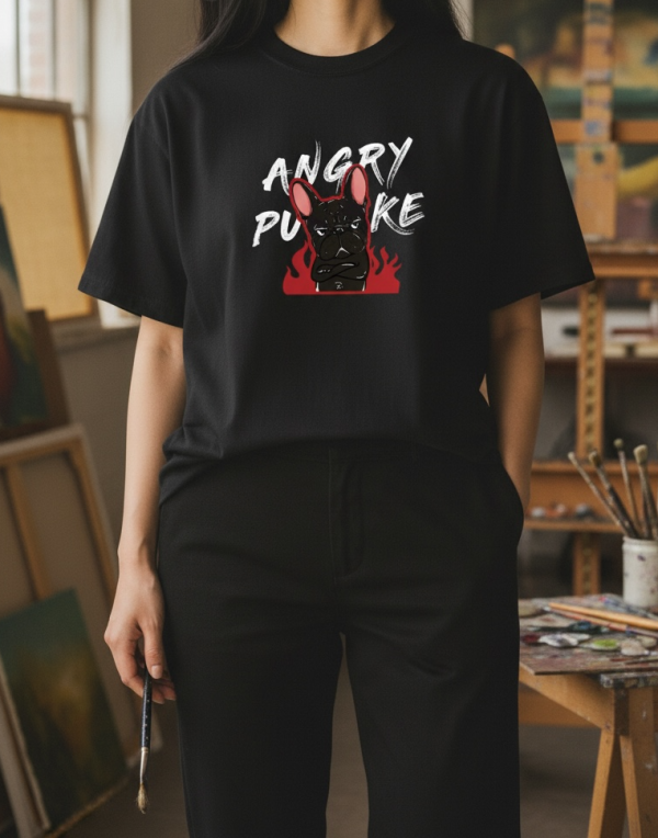 預購-Puke(撲客)酷潮寬版Ｔ恤（撲客生氣氣） 