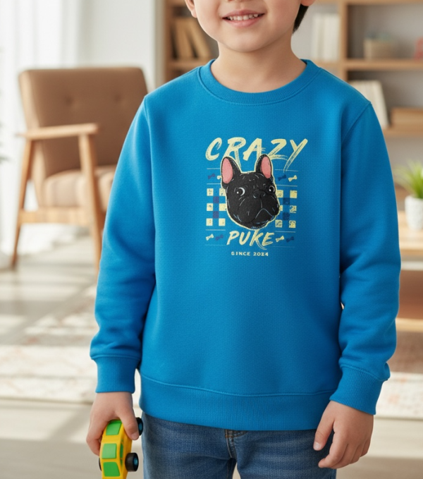 預購-Puke(撲客)兒童大學TEE（瘋狂馬賽克） 