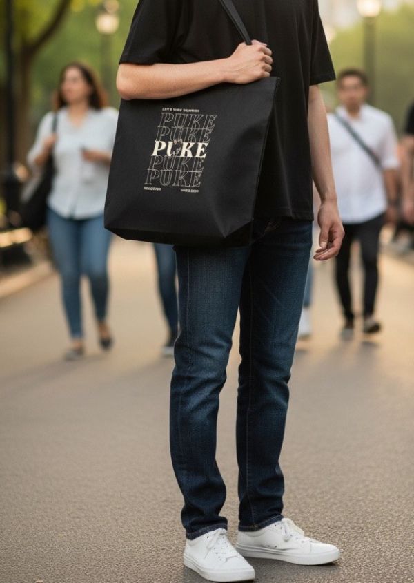 預購-Puke(撲客)大大托特袋（我愛鯊魚刀玩具） 