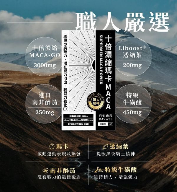 體能保養組【早起上工不靠意志力，精神撐得住、體力跟得上！】一天45元替代掉你的咖啡！ 