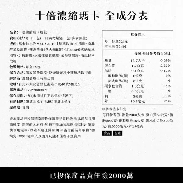 體能保養組【早起上工不靠意志力，精神撐得住、體力跟得上！】一天45元替代掉你的咖啡！ 