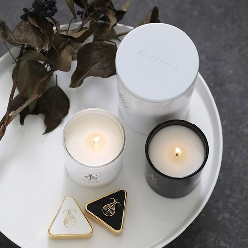 韓國 2S.candle  香薰蠟燭禮盒(黑白各100g)(27/01) 