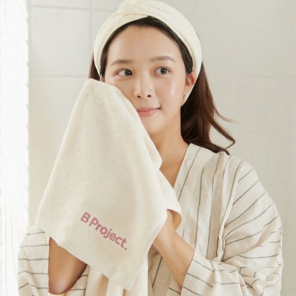 韓國 B Project. 韓國優質刺繡柔吸毛巾 (2入/盒) 