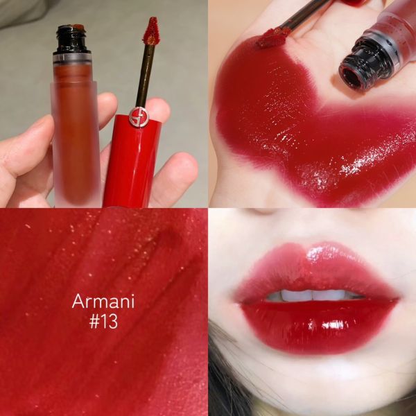 GIORGIO ARMANI 奢華絲緞訂製水唇釉-4ml #12 奢華絲緞訂製水唇釉-亮面水光唇釉 #12 #13 4ml 
