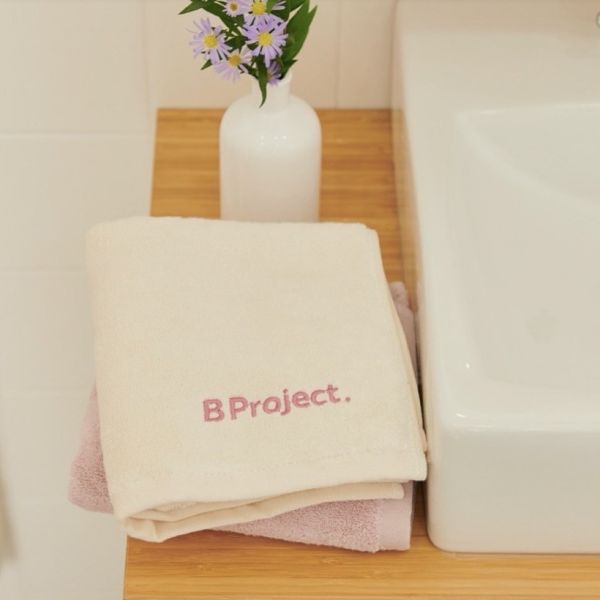 韓國 B Project. 韓國優質刺繡柔吸毛巾 (2入/盒) 