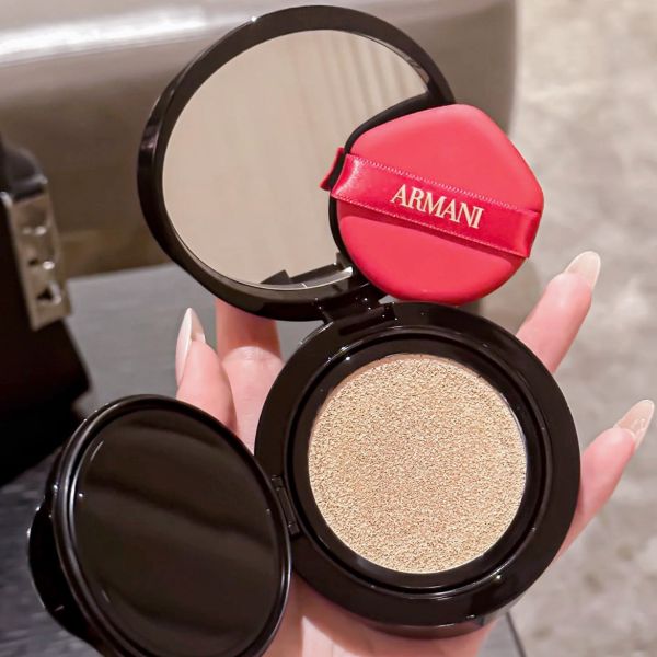 GIORGIO ARMANI 訂製奢潤緞光氣墊粉餅-14g #01 (28) 