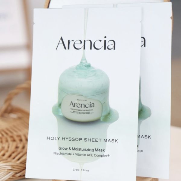 韓國 Arencia 聖牛膝草亮白精華面膜 27ml*5片/盒 (28) 