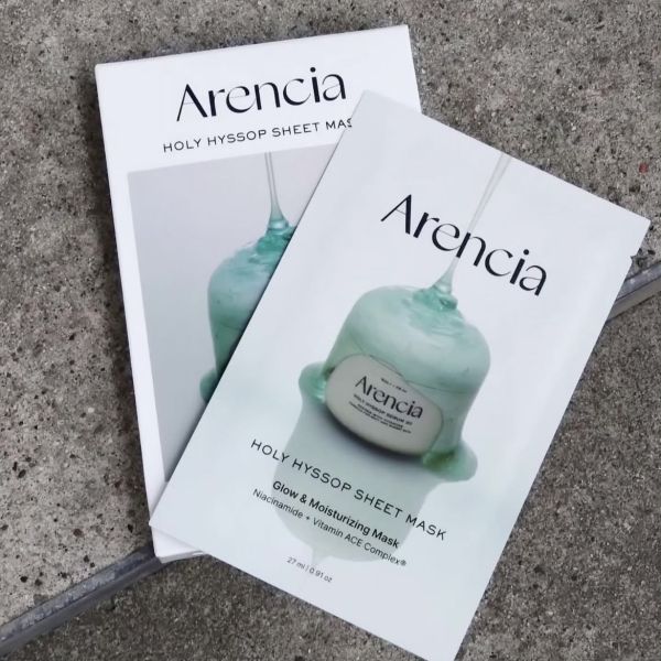 韓國 Arencia 聖牛膝草亮白精華面膜 27ml*5片/盒 (28) 