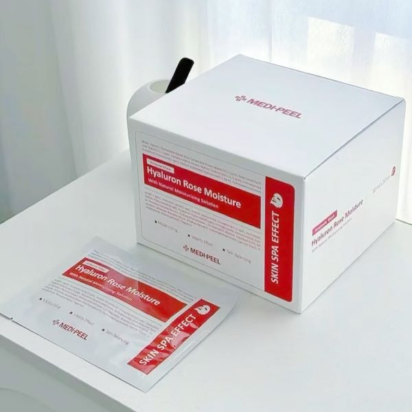 MEDIPEEL 玫瑰玻尿酸膠原蛋白面膜 30ml*50片/盒 (27) 