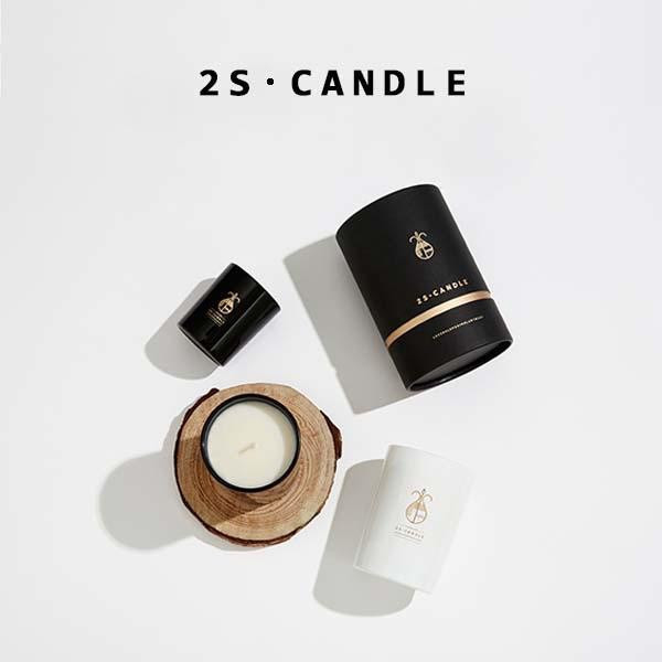 韓國 2S.candle  香薰蠟燭禮盒(黑白各100g)(27/01) 