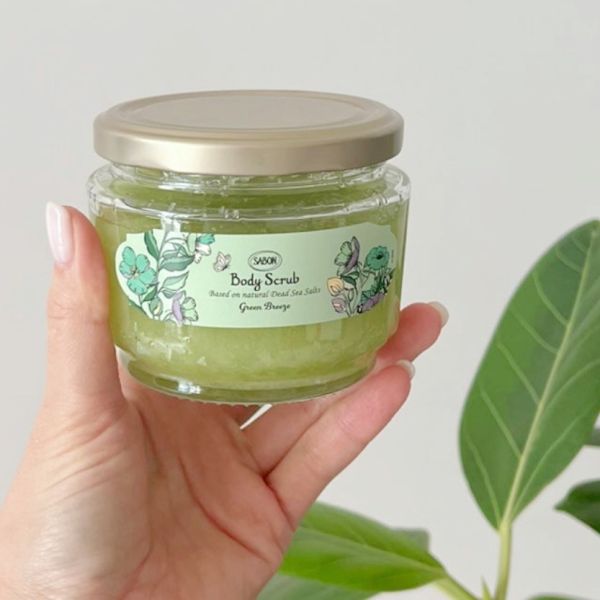 SABON  感官境遇微風拂綠系列 Green Breege身體磨砂膏-320g (28/10) 