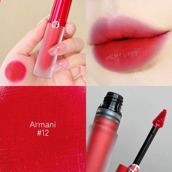 GIORGIO ARMANI 奢華絲緞訂製水唇釉-4ml #12 奢華絲緞訂製水唇釉-亮面水光唇釉 #12 #13 4ml 