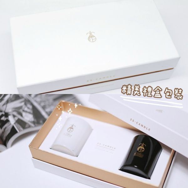 韓國 2S.candle  香薰蠟燭禮盒(黑白各100g)(27/01) 