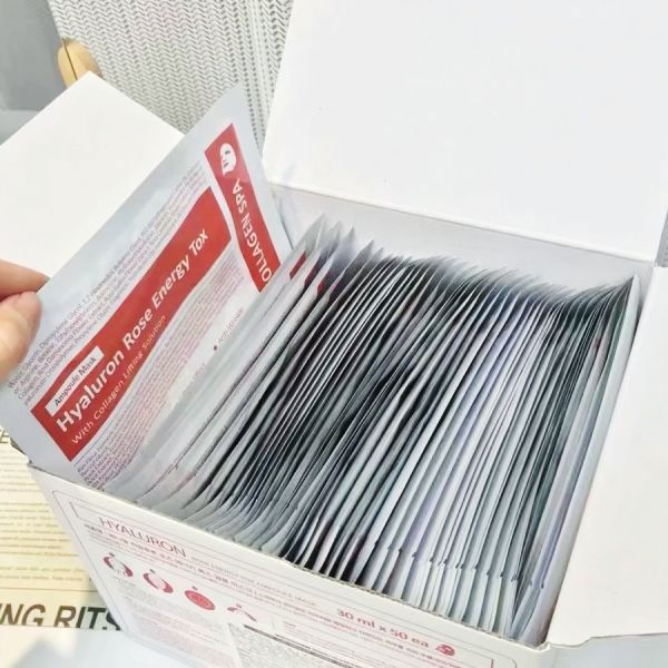 MEDIPEEL 玫瑰玻尿酸膠原蛋白面膜 30ml*50片/盒 (27) 
