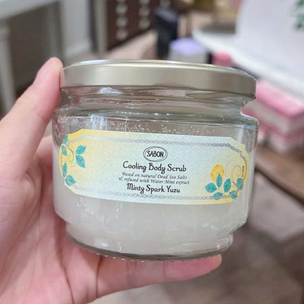 SABON 冰感柚子死海鹽淨化修護身體磨砂膏-320g (29) 