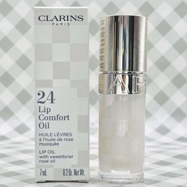 CLARINS 舒適唇油 #白 7ml 