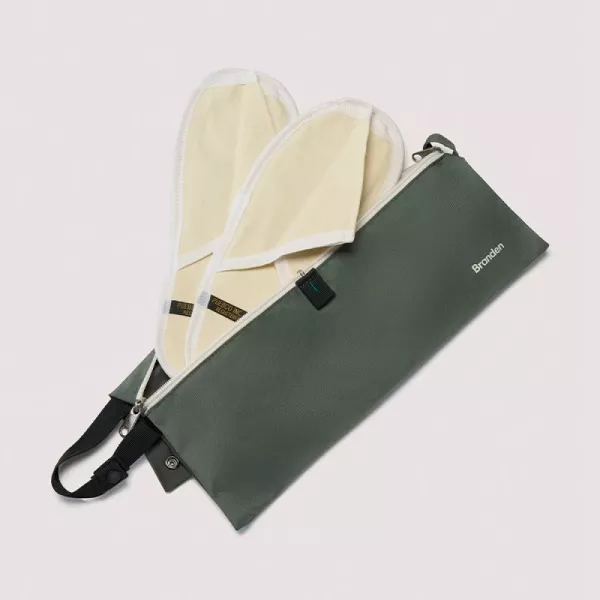 【韓國Branden】多功能半半小物收納包 - 五色任選 Branden, 收納包, 小物收納, 多功能包, 化妝包, 旅行小物袋, 防潑水收納袋, 攜帶包, 旅行收納, Branden收納包