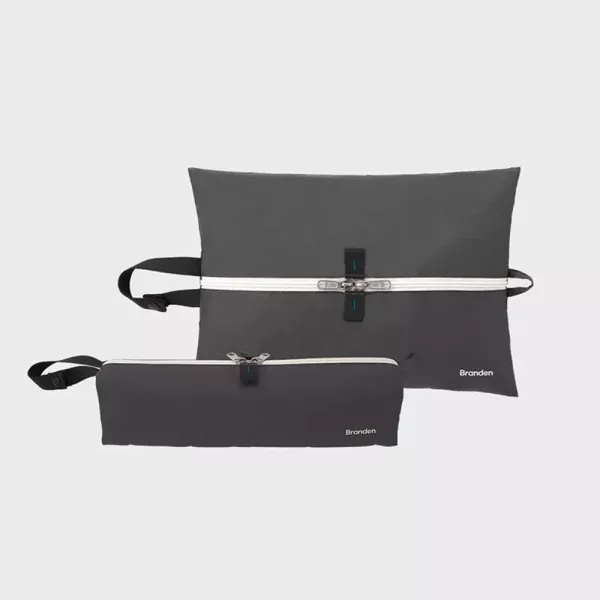 【韓國Branden】多功能半半小物收納包 - 五色任選 Branden, 收納包, 小物收納, 多功能包, 化妝包, 旅行小物袋, 防潑水收納袋, 攜帶包, 旅行收納, Branden收納包