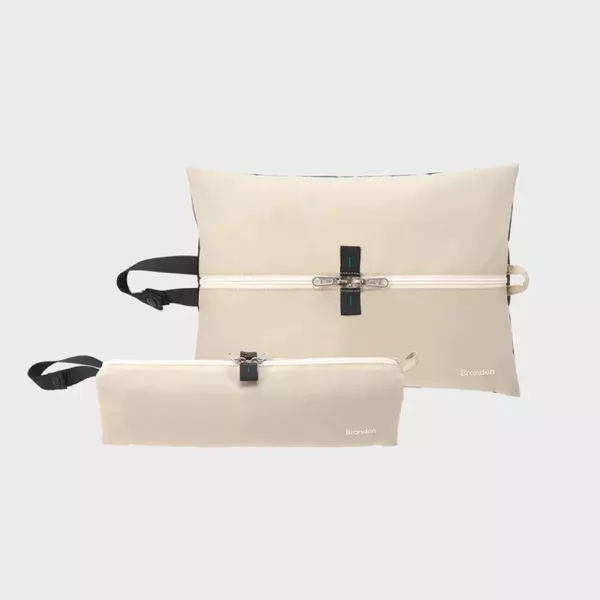 【韓國Branden】多功能半半小物收納包 - 五色任選 Branden, 收納包, 小物收納, 多功能包, 化妝包, 旅行小物袋, 防潑水收納袋, 攜帶包, 旅行收納, Branden收納包