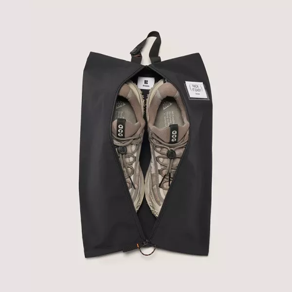 【韓國Branden】超輕量旅行鞋袋 收納袋 - 三色任選 Branden, 鞋袋, 旅行鞋袋, 收納袋, 防潑水鞋袋, 可折疊收納, 分隔鞋袋, 旅行收納, 輕量旅行袋, Branden鞋袋