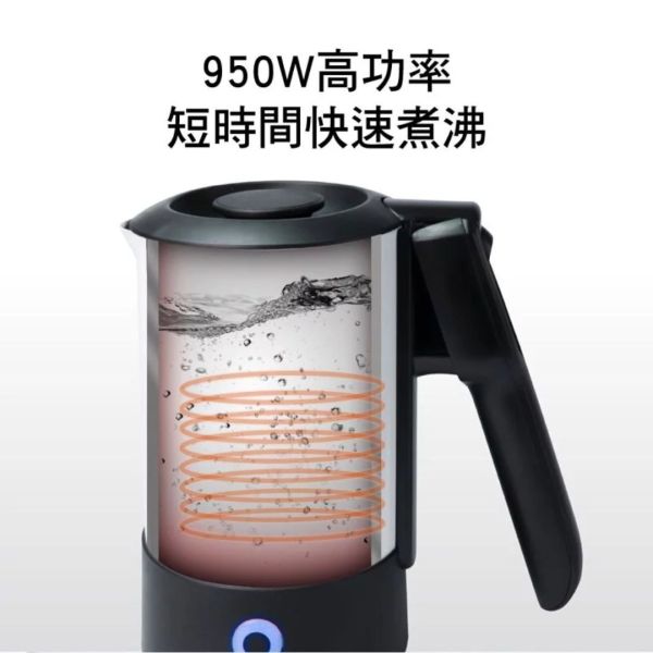 【KINYO】雙電壓旅行快煮壼 0.6L (AS-HP70) 快煮壺,雙電壓,旅行快煮壼,通用電壓,旋轉式,熱水壺,高功率,不鏽鋼,旅行用,大口徑,分離式上蓋,自動斷電,KINYO,KINYO購物網