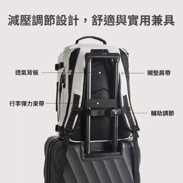 【美國Bagsmart】38L旅人擴充後背包 防盜背包 原廠保固 旅行背包 後背包 登山背包 大容量背包 Bagsmart, 38L背包, 擴充後背包, 旅行背包, 防盜背包, 登機包, 商務背包, 大容量背包, 旅人背包, Bagsmart後背包