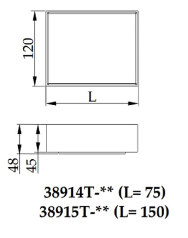 KOHLER科勒 Stage Strayt系列-K-38914T-0置物盒(白)7cm KOHLER,科勒,StageStrayt系列,K-38914T-0置物盒(白)7cm