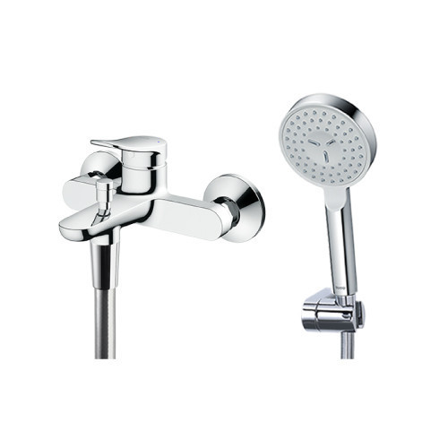 TOTO東陶 淋浴龍頭系列-TBS04302P2A-S3 淋浴用單槍龍頭 搭配一段式蓮蓬頭 LF系列 TOTO,東陶,淋浴龍頭系列,TBS04302P2A-S3,淋浴用單槍龍頭,搭配一段式蓮蓬頭,LF系列