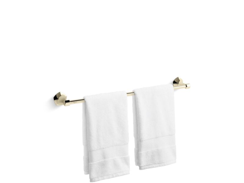 KOHLER-Occasion 單桿毛巾架 (霧黑/摩登金)L66.6*D8.8*H5.9cm 