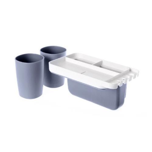 LOLAT羅力 廚房龍頭系列-A9270GP 磁吸杯架兩杯組-灰色 LOLAT,羅力,廚房龍頭系列,A9270GP,磁吸杯架兩杯組