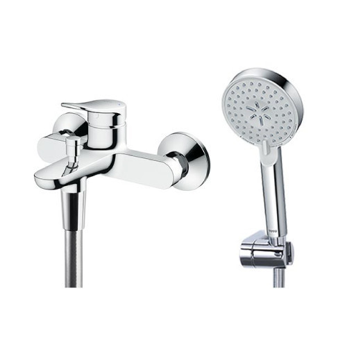 TOTO東陶 淋浴龍頭系列-TBS04302P2A-S5 淋浴用單槍龍頭 搭配三段式蓮蓬頭 LF系列 TOTO,東陶,淋浴龍頭系列,TBS04302P2A-S5,淋浴用單槍龍頭,搭配三段式蓮蓬頭,LF系列