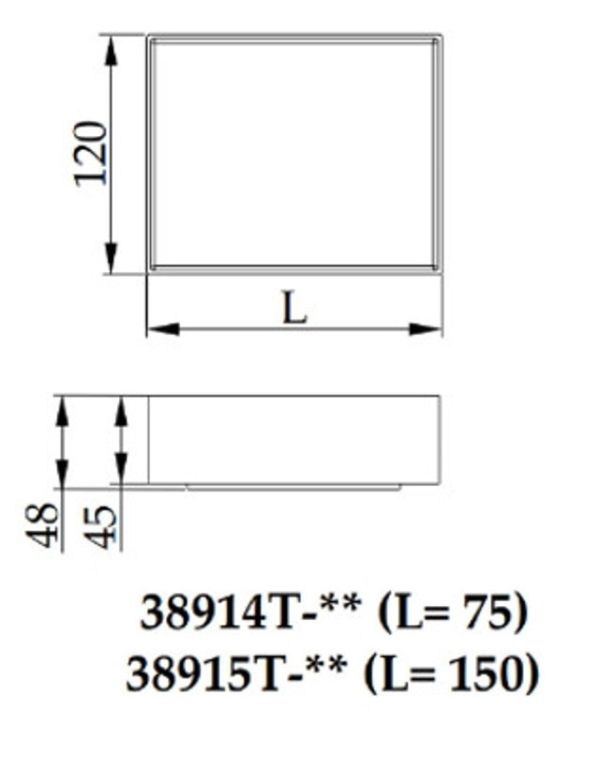 KOHLER-Spacity  7cm 置物盒(黑) 