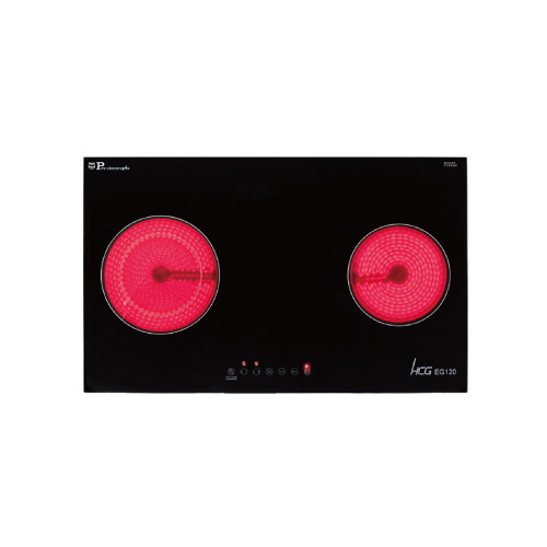 HCG和成 廚房三機及熱水器系列-EG120 觸控式兩口電陶爐-黑 HCG,和成,廚房三機及熱水器系列,EG120,觸控式兩口電陶爐-黑